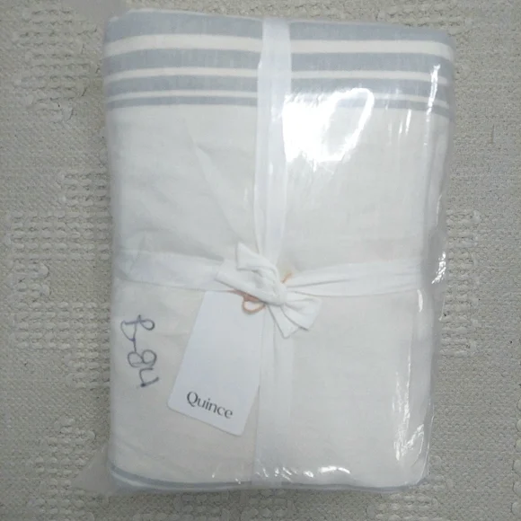 NWT! Quince Linen Coastal Stripe Blackout Curtains- 2 Panels! 48"x 84" (C67) - Picture 11 of 11